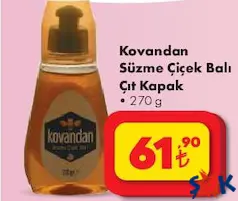 KOVANDAN SÜZME ÇİÇEK BALI ÇIT KAPAK 270 G